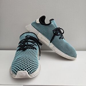 Adidas Originals Deerupt Runner Parley Blue Men's Shoes Size 12